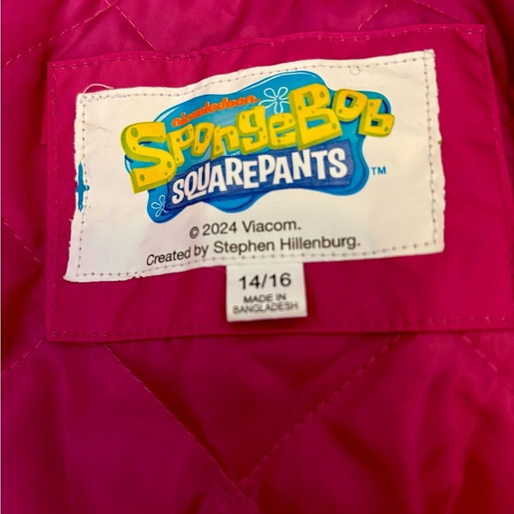 SpongeBob SquarePants Pink and Blue Jacket - Picture 9 of 9